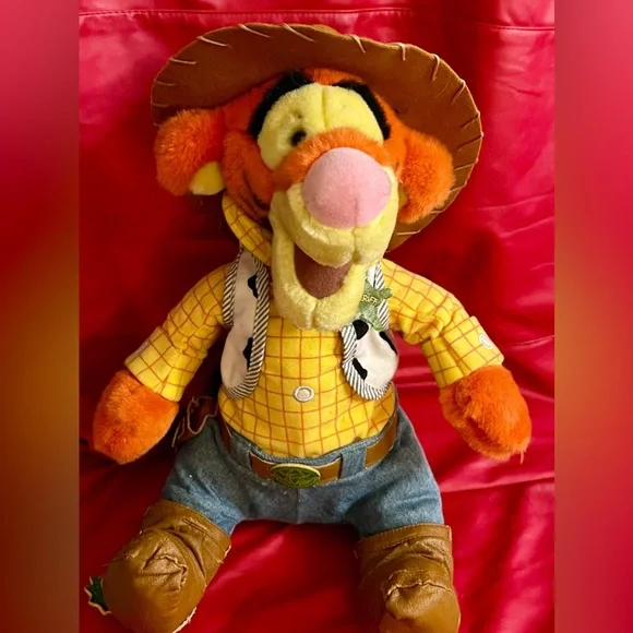 Disney Store Cowboy Tigger Plush. 12” - Picture 3 of 9